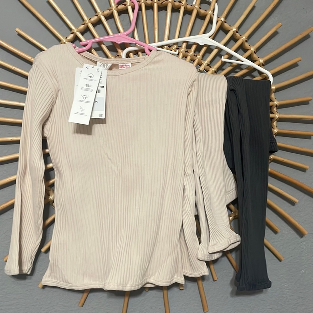 Bundle of Zara Top and 2 Bottoms